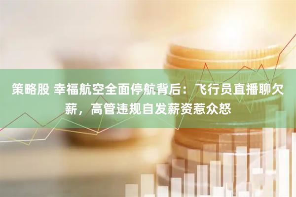 策略股 幸福航空全面停航背后：飞行员直播聊欠薪，高管违规自发薪资惹众怒