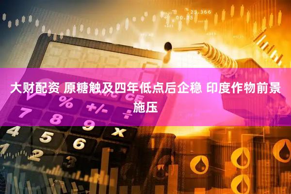 大财配资 原糖触及四年低点后企稳 印度作物前景施压