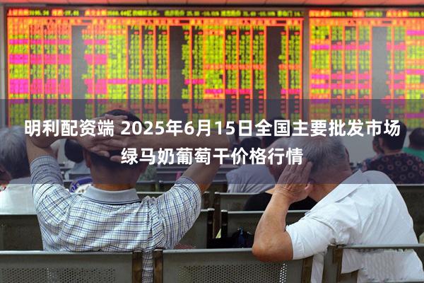 明利配资端 2025年6月15日全国主要批发市场绿马奶葡萄干价格行情