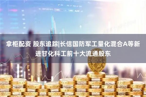 拿柜配资 股东追踪|长信国防军工量化混合A等新进甘化科工前十大流通股东