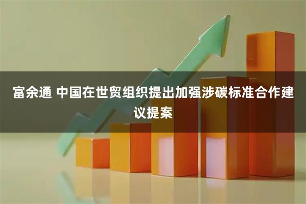 富余通 中国在世贸组织提出加强涉碳标准合作建议提案